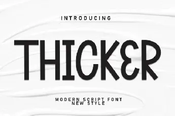 Thicker Display font