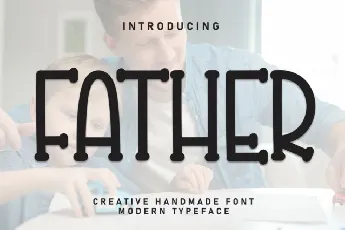 Father Display font