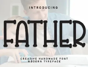 Father Display font