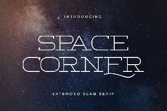 Space Corner font