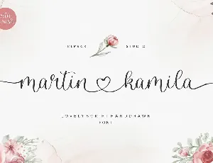 martin kamila - demo version font