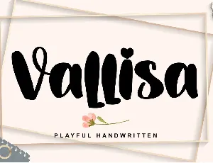 Vallisa - Personal use font