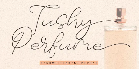 Tushy Perfume font