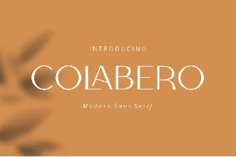 Colabero font