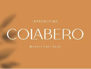 Colabero font