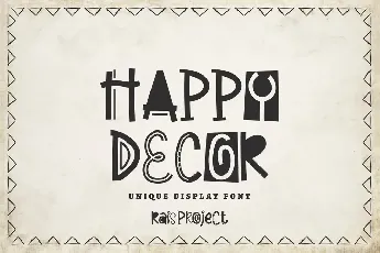 Happy Decor font