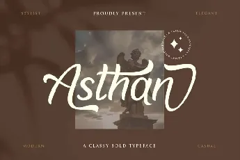 Asthan font