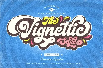 Vignettic Script font