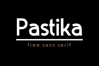 Pastika Sans Serif font