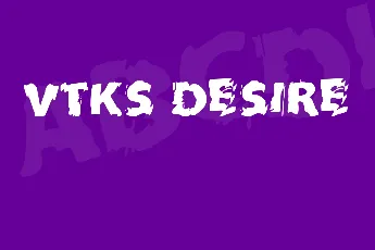 VTKS DESIRE font