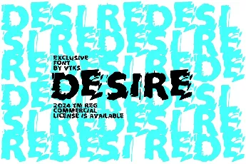 VTKS DESIRE font