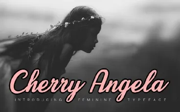 Cherry Angela Script font