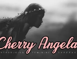 Cherry Angela Script font