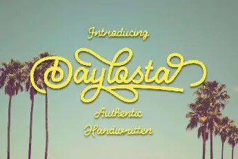 Daylosta font