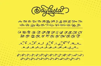 Daylosta font