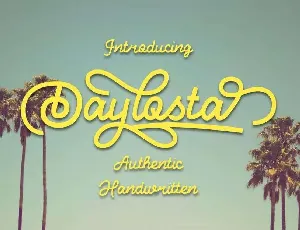 Daylosta font