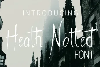 Heath Notted font