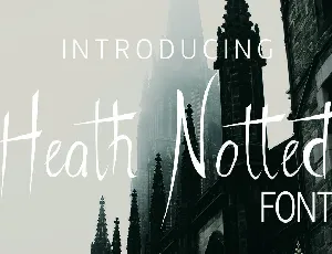 Heath Notted font