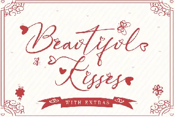 Beautiful Kisses font