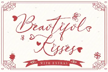 Beautiful Kisses font