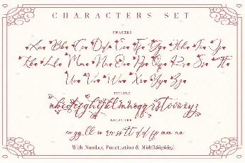 Beautiful Kisses font