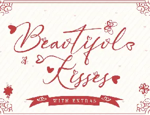 Beautiful Kisses font