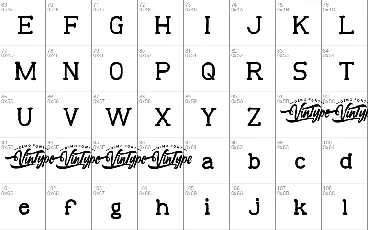 Typewriterz Demo font