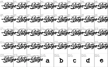 Typewriterz Demo font