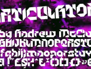 Particulator II font