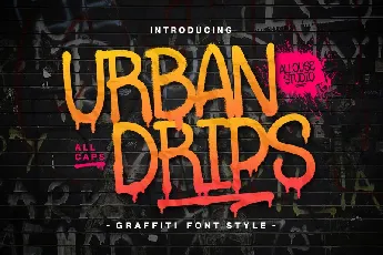 Urbandrips font