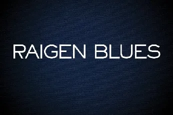 Raigen Blues font