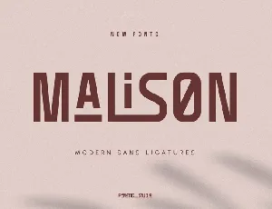 Malison font