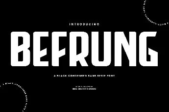 Befrung font