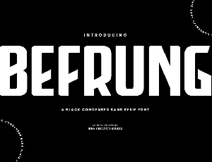 Befrung font