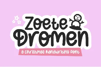 Zoete Dromen font