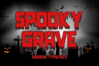 Spooky Grave - Personal use font