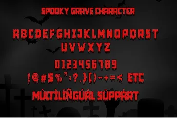 Spooky Grave - Personal use font