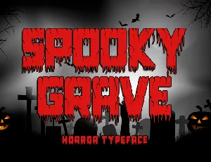 Spooky Grave - Personal use font