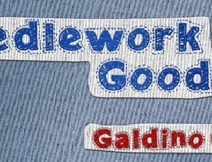 Needlework Good font