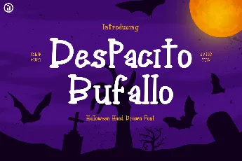 Despacito Bufallo font