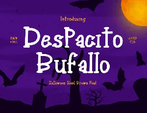 Despacito Bufallo font