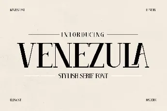 VENEZULA font