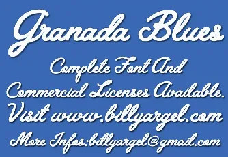 Granada Blues font