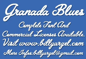 Granada Blues font