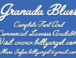 Granada Blues font