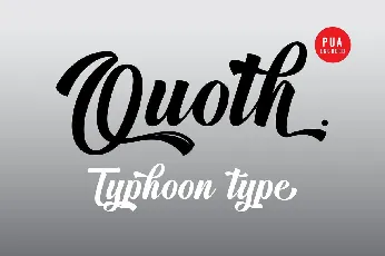 Quoth font