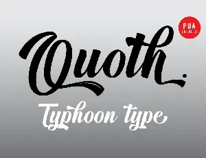 Quoth font