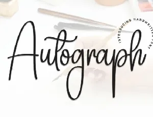 Autograph Script font