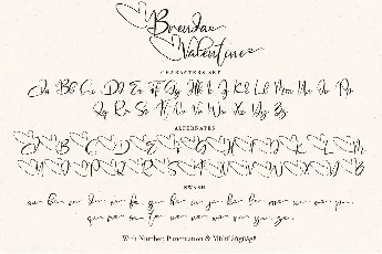 Brenda Valentine font