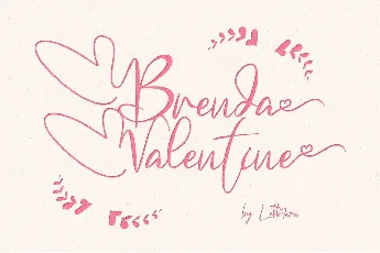 Brenda Valentine font